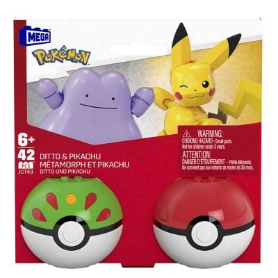 Строителен комплект, Mega Pokemon, Pikachu и Ditto, JCT43