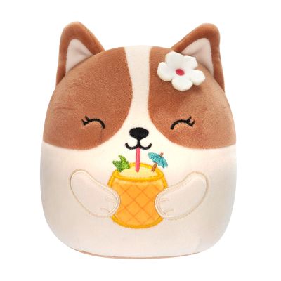 Плюшена играчка, Squishmallows, Корги Regina, 19см