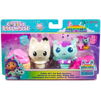 Комплект 2 играчки за баня, Gabbys Dollhouse, Mercat и Pandy Paws, 6069714
