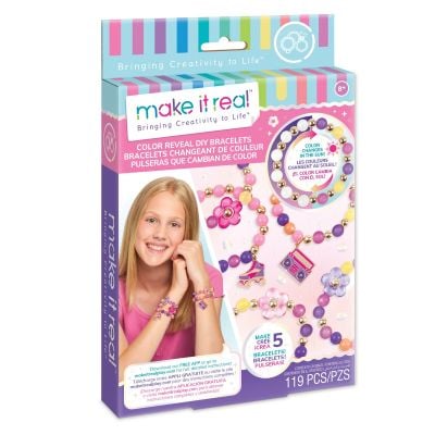 Комплект за създаване на 5 гривни, Make It Real, Color Reveal