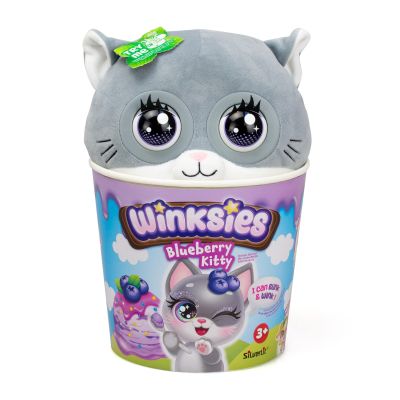Интерактивна плюшена играчка, Silverlit, Winkies, Blueberry Kitty