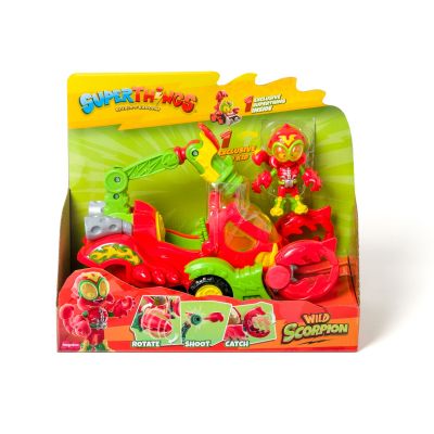 Комплект фигурка с превозно средство, SuperThings, Wild Scorpion