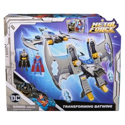 Комплект за игра 2 в 1, DC Comics, Batman si Superman, Metal Force Batwing, 6070889