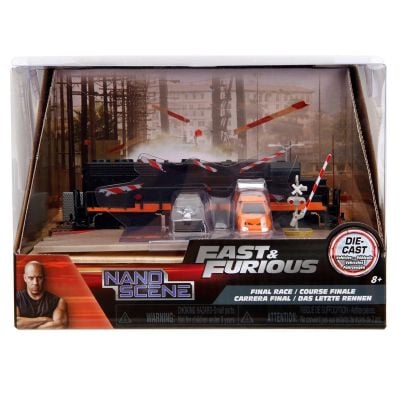 Комплект за игра Diorama Fast And Furious, Jada, Nano Train Scene