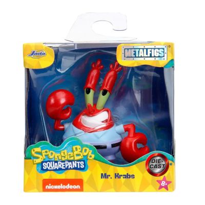 Метална фигурка, Jada, Squarepants, Mr Krabs, 6,5 см