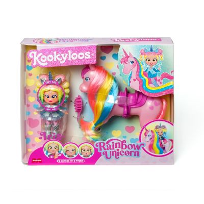 N01009016_001w 8431618032886 Комплект за игра с кукла Kookyloos, Iris и Rainbow Unicorn