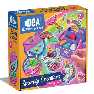 Творчески комплект за игра, Clementoni, Idea, Sparkly Creations, Fantasy Art