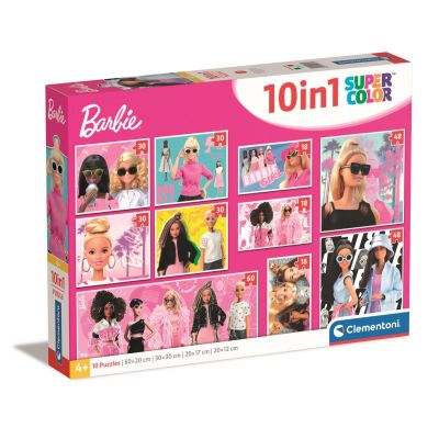N01020282_001w 8005125202829 Пъзел 10 в 1 Clementoni, Barbie