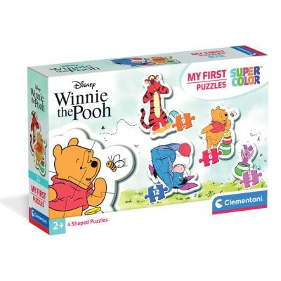 Пъзел 4 в 1, Clementoni, Winnie The Pooh, 3, 6, 9, 12 части
