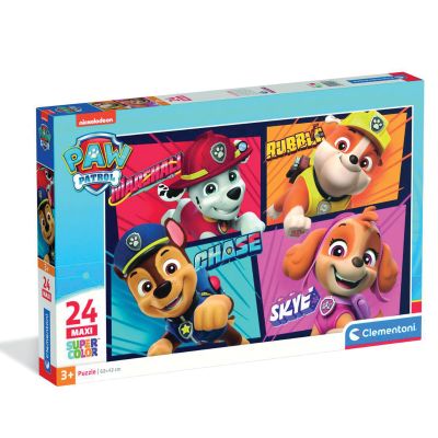 Пъзел Clementoni, Maxi, Paw Patrol, 24 части, 2024