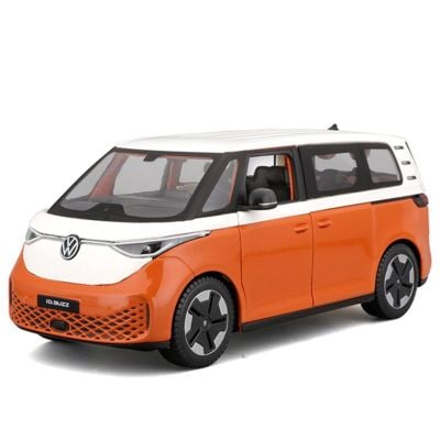 Метална количка, Maisto, Volkswagen ID Buzz, Оранжева, 1:24