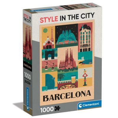 Пъзел Clementoni, Style in the City Barcelona, 1000 части