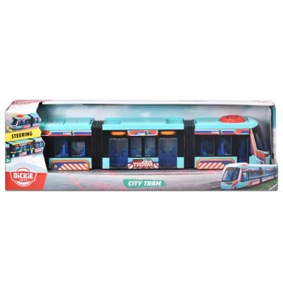 Трамвай Dickie, Siemens City Tram, Син, 41 см