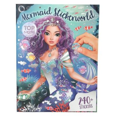 Книжка със стикери, Depesche, Top Model, Metallic Mermaid