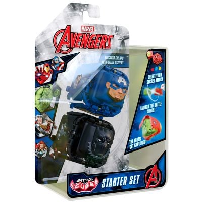 N01070226_BATC902CABP 8411936702265 Комплект бойни фигурки Battle Cubes Avengers, Captain America vs Black Panther 