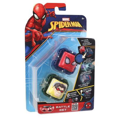 N01070232_BATC902DOGS 8411936702326 Комплект бойни фигурки Battle Cubes Spiderman, Dr Octopus vs Gold Spider