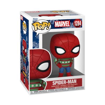 N01072190_001w 889698721905 Фигура Funko Pop, Marvel Holiday, Spider-Man