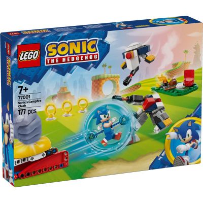 LEGO® Sonic The Hedgehog - Сблъсък край лагерния огън на Sonic (77001)