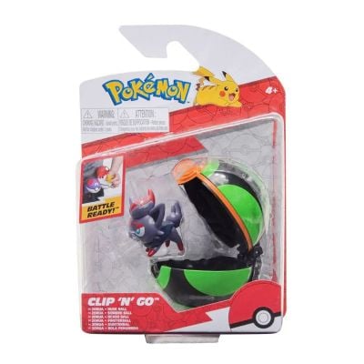 POKE95060_016w 191726424666 Фигура в топка Clip N Go Pokemon S2 - Zorua и Dusk Ball