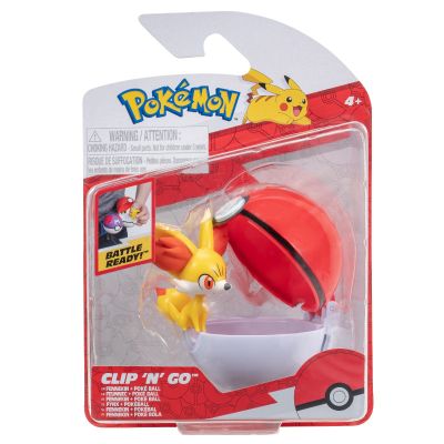 Фигурка в топка Clip N Go Pokemon S2 - Frannekin и Poke Ball