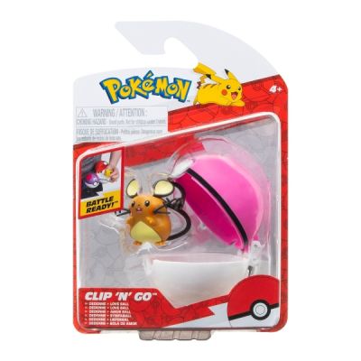 Фигурка в топка Clip N Go Pokemon S2, Dedenne и Love Ball