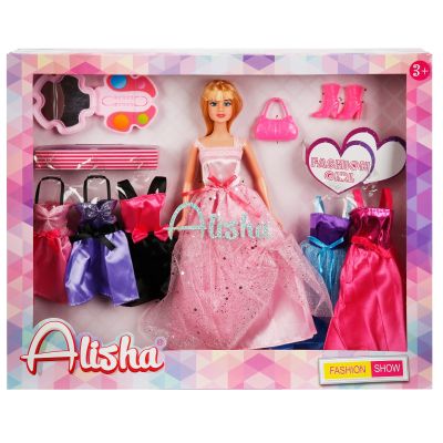 S00001425_001w 8680863014257 Кукла Alisha с 6 рокли на принцеса, 29 см