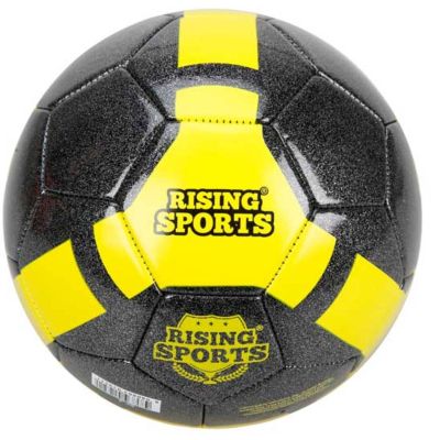 S00001951 Negru 8680863019511 Блестяща футболна топка, Rising Sports, Nr 5, Черна