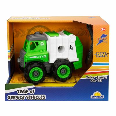 S00002667_MASINA DE RECICLARE 8680863026670 Камион за рециклиране и отвертка, Zapp Toys, 16 см