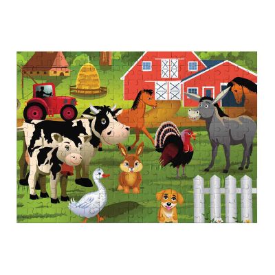 S00003268_001w 8680863032688 Пъзел Witty Puzzlezz, Селскостопански животни, 100 части