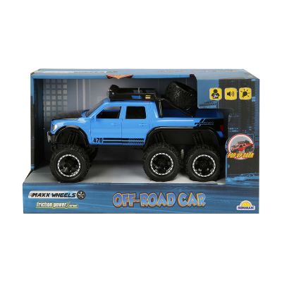 S00003539_001w 8680863035399 Автомобил със светлини и звуци, Off Road, Maxx Wheels, 1:16, Син