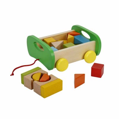 S00004217_001w 8680863042175 Дървена играчка за дърпане, Woody, Строителни блокчета