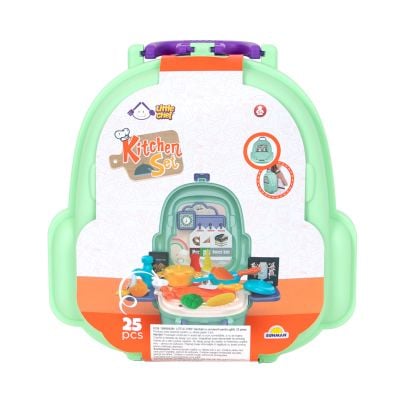 Комплект за игра в чантичка, Little Chef, Kitchen Set, 25 части