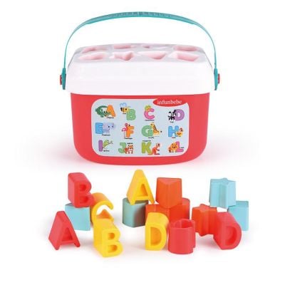 Бебешка играчка, Minibo, Кофичка с букви и формички