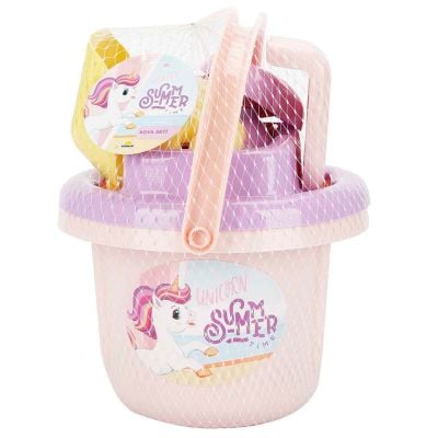 Комплект кофичка с инструменти за игра на плажа, Еднорог