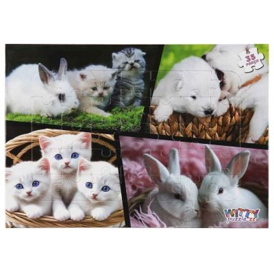 S00005409_001w 8680863054093 Пъзел Witty Puzzlezz, Пухкави животни, 35 части