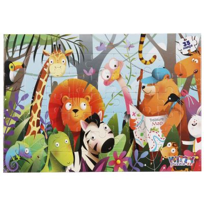 S00005413_001w 8680863054130 Пъзел Witty Puzzlezz, Приключението на обърканите животни, 35 части