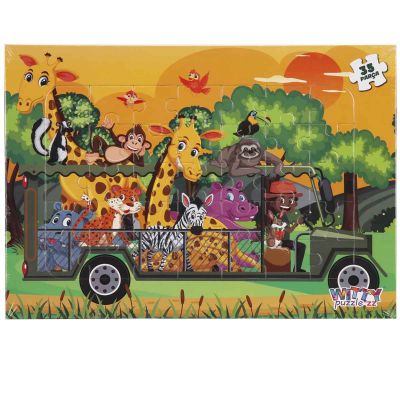 S00005415_001w 8680863054154 Пъзел Witty Puzzlezz, Сафари в Африка, 35 части