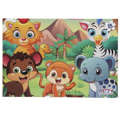 S00005416_001w 8680863054161 Пъзел Witty Puzzlezz, Сладки животни, 35 части