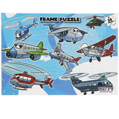 S00005430_001w 8680863054307 Пъзел Witty Puzzlezz, Въздушни превозни средства, 35 части