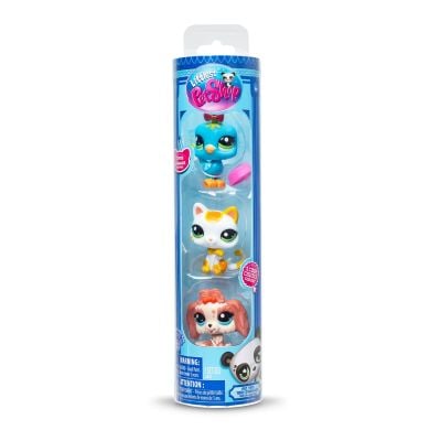 Комплект 3 фигурки животни, Littlest Pet Shop, City Vibes