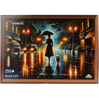 Пъзел Witty Puzzlezz, Black City, 250 части