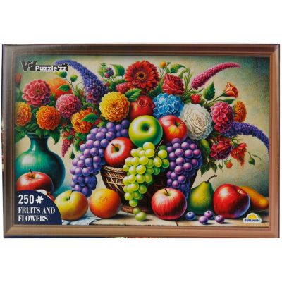Пъзел Witty Puzzlezz, Декорация с плодове и цветя, 250 части