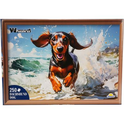 Пъзел Witty Puzzlezz, Куче на плажа, 250 части