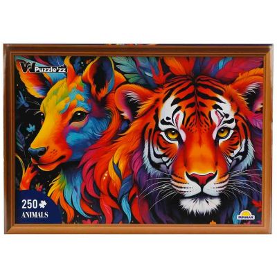 Пъзел Witty Puzzlezz,  Тигър и газела, 250 части