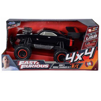 Кола с дистанционно, Jada, Fast And Furious, Doms Dodge Charger R/T 4X4, 1:12