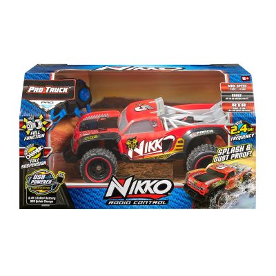 Кола с дистанционно управление, Nikko, Pro Trucks, 1:12, Червена