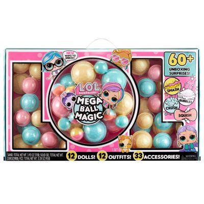 S00011995_001w 035051119951 Комплект 12 кукли, LOL Surprise Mega Ball Magic, 60 изненади