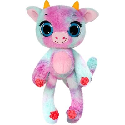 S00012004_CHERRY MOO COW 815887028630 Ароматизирана плюшена играчка, Bubble Pops, S1, Cherry Moo Cow, 34 см