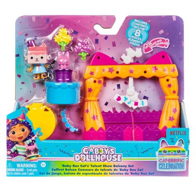 Комплект за игра с фигурка, Gabbys Dollhouse, Baby Box Cats Talent Show Balcony, 20146521