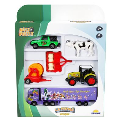 Комплект за игра Ферма, Maxx Wheels, Кравичка